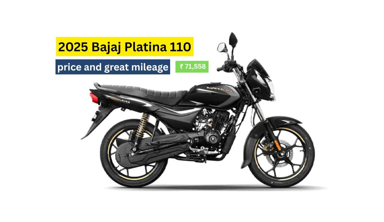 2025 Bajaj Platina 110 price and features