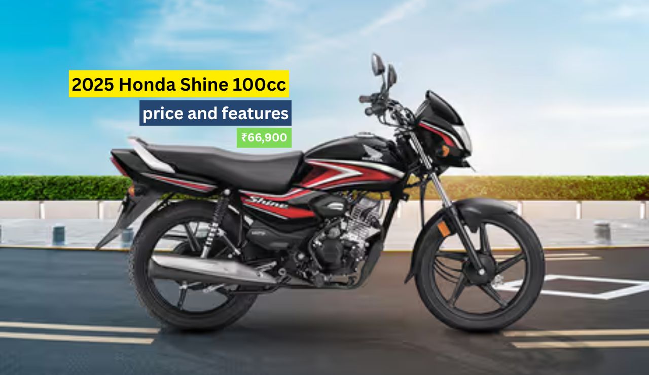 2025 Honda Shine 100cc price and features